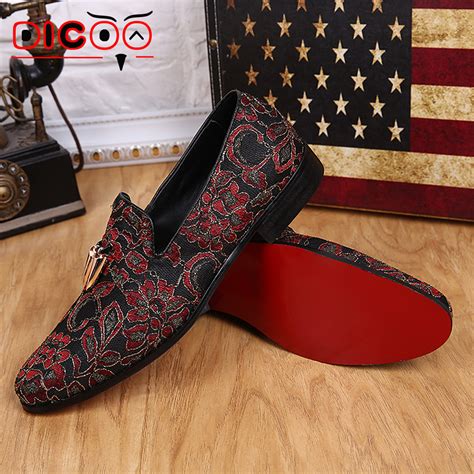 fake red bottoms mens dress shoes|casual men red bottom shoes.